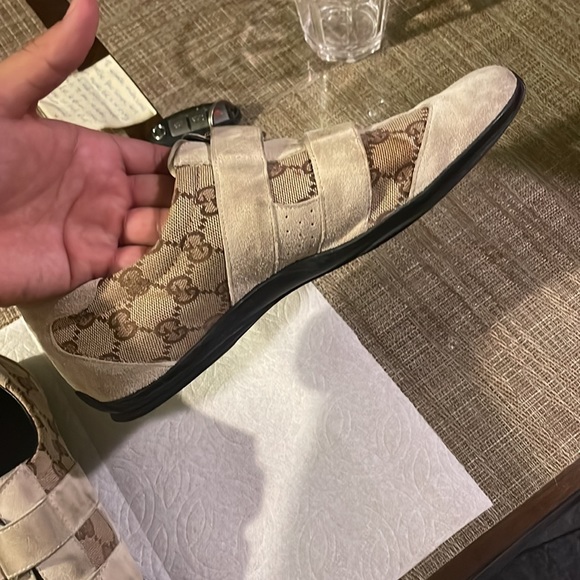 gucci shoes perfect condition 3 wears extremely comfortable and comfort European - Picture 9 of 11